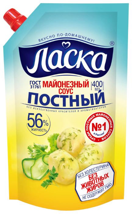 Соус майонезный Ласка постный 56%