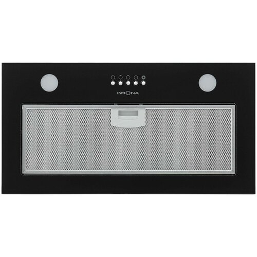 Встраиваемая вытяжка Krona Luisa 600 Glass Black PB управление кнопочное черный ка-00004386 1346400₽