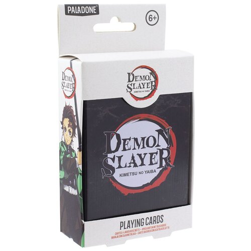 Paladone игральные карты Demon Slayer Playing Cards 54 шт. зеленый/черный