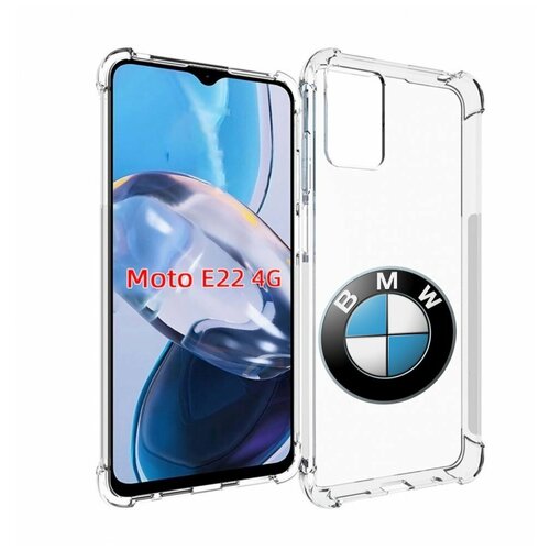 Чехол MyPads bmw-бмв-7 мужской для Motorola Moto E22 4G / E22i 4G задняя-панель-накладка-бампер чехол mypads call of duty мужской для motorola moto e22 4g e22i 4g задняя панель накладка бампер