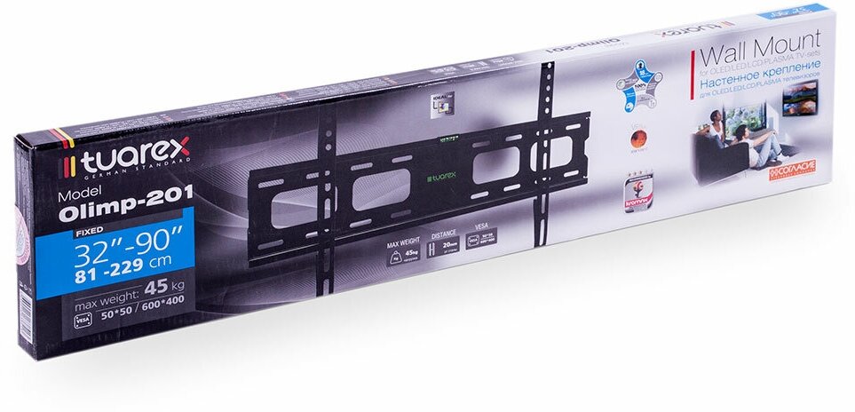 201-OLIMP black Кронштейн для LED/LCD телевизоров Tuarex - фото №16
