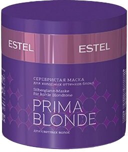 Estel, Серебристая маска Prima Blonde, для холодных оттенков блонд, 300 мл