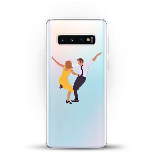 фото Силиконовый чехол миа и себастьян на samsung galaxy s10 andy & paul