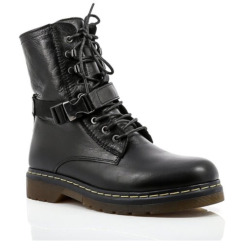 фото Ботинки, reversal, " snow", 9720-кожа/черный-37