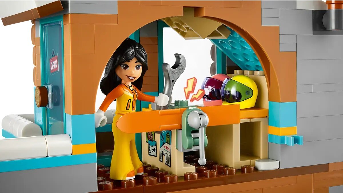 LEGO Friends Каникулы. Горнолыжный склон и кафе 41756 - фото №3