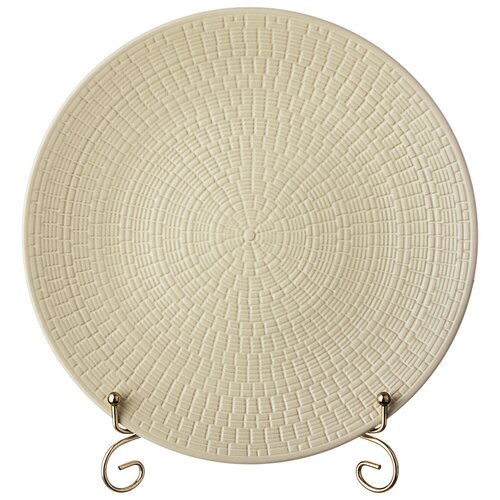 фото Тарелка обеденная 27 см кремовая lefard (577-103)