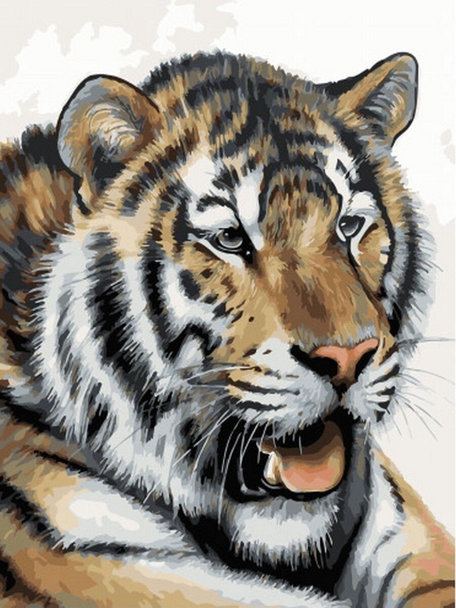 Картина по номерам Тигр 40х50 см Hobby Home