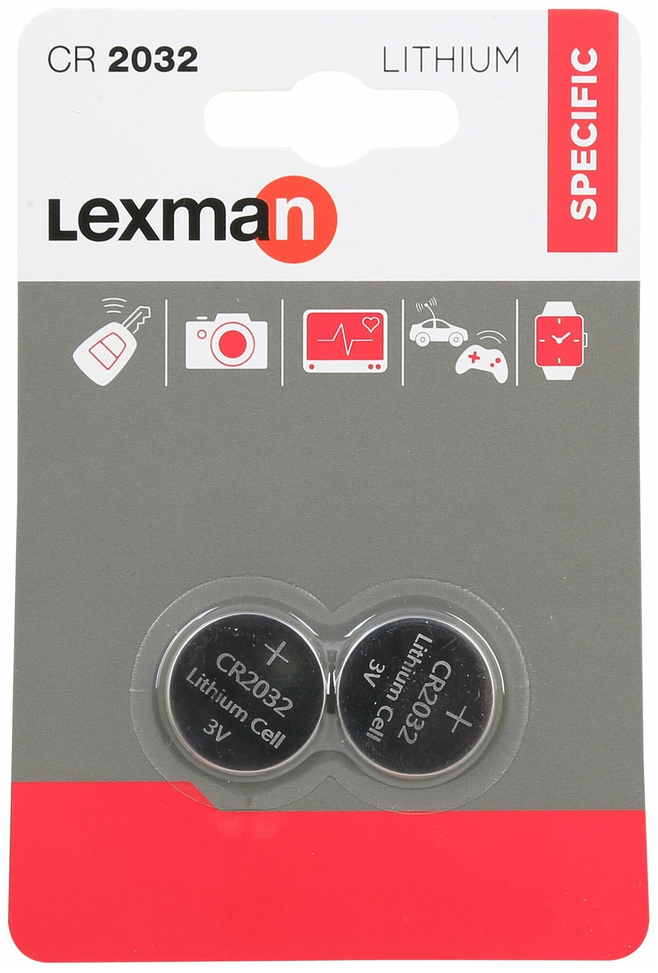 LEXMAN Батарейка литиевая Lexman CR2032 2 шт.