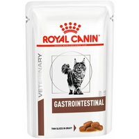 Влажный корм для кошек Royal Canin Gastro Intestinal, при проблемах с ЖКТ, с птицей 12 шт. х 85 г (кусочки в соусе)