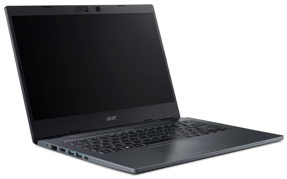 Ноутбук Acer TravelMate P4 TMP414-51-54M6 NXVPAER003 141920x1080IPS i5-1135G724ГГц 8Гб 256Gb SSD Iris Xe Graphics нет DVD Win10 Pro Серый