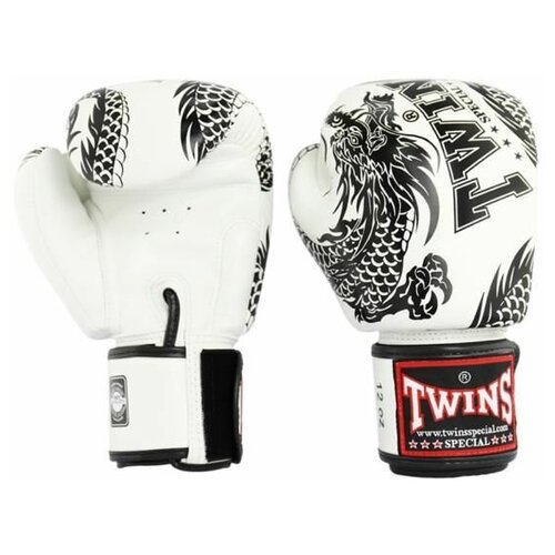 Боксерские перчатки TWINS FBGVL3-49 белые 14 унций