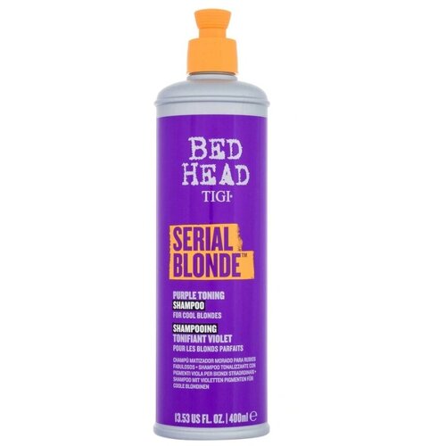 TIGI Bed Head Serial Blonde Purple Toning шампунь корректор цвета 400 мл