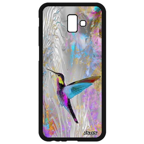 фото Чехол на смартфон samsung galaxy j6 plus 2018, "колибри" птицы рисунок utaupia