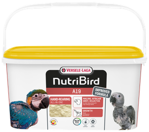 Versele-Laga NutriBird корм для ручного вскармливания птенцов крупных попугаев A19 3 кг