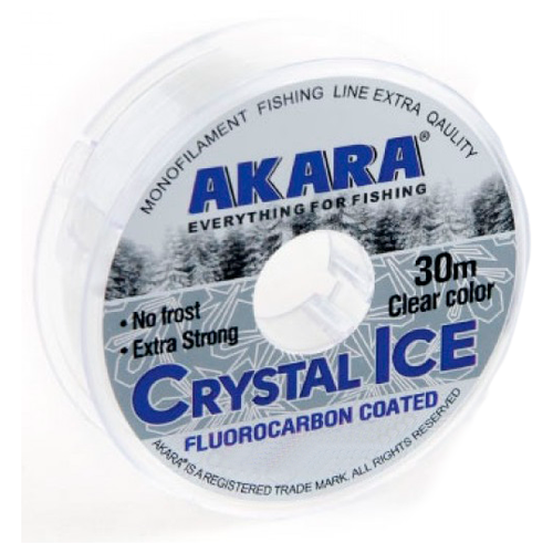 AKARA Леска монофильная AKARA CRYSTAL ICE YELLOW (CR-IY-30-022 (30 м 0,22мм) )