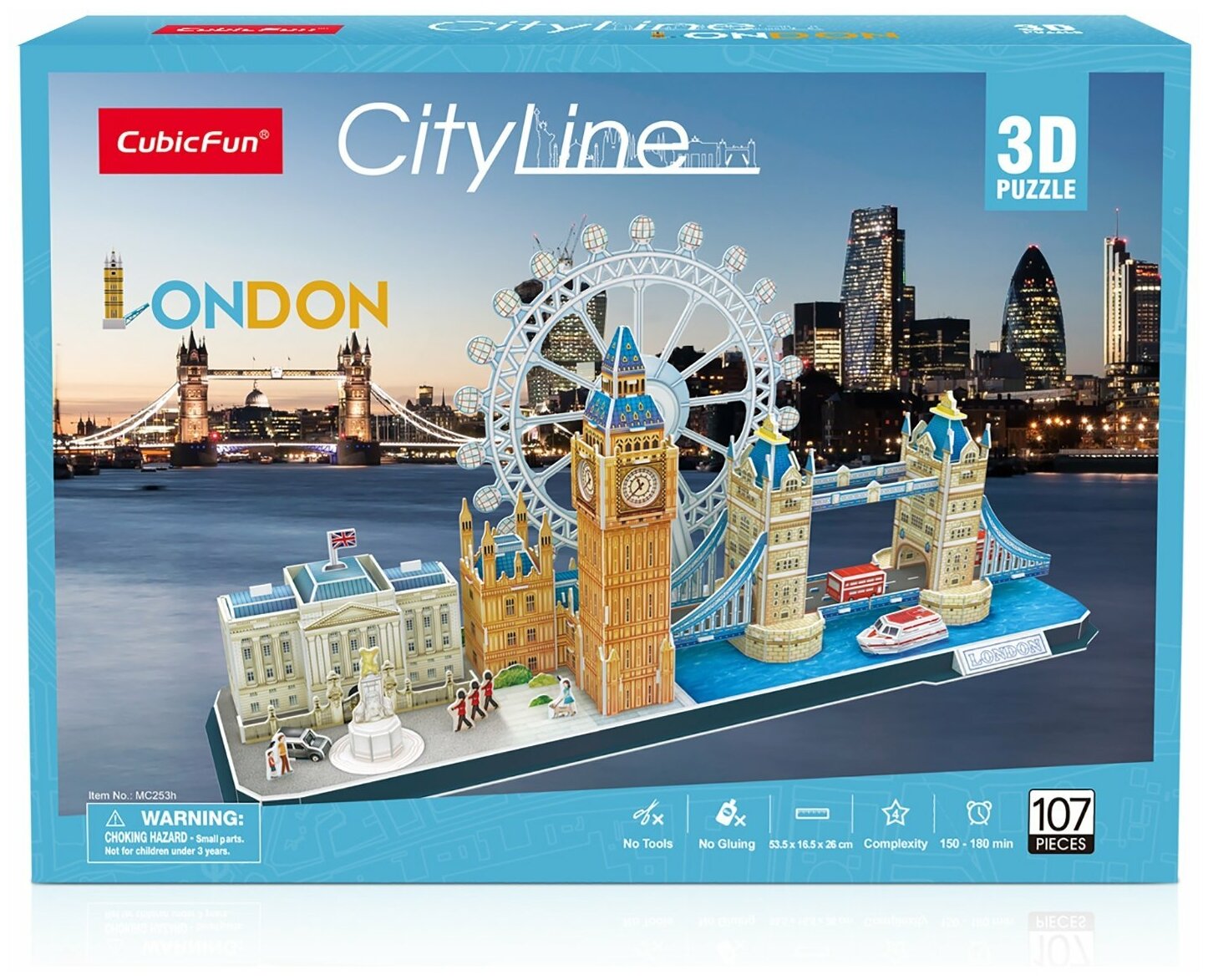 3D пазлы Лондон CityLine