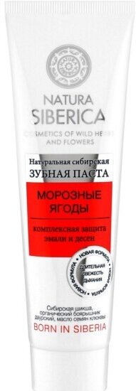 Зубная паста Natura Siberica Морозные ягоды, 100 г