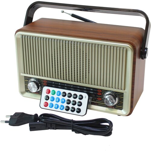 Стильный Bluetooth радиоприемник в стиле Ретро Kemai MD-510 Светлый 377500₽