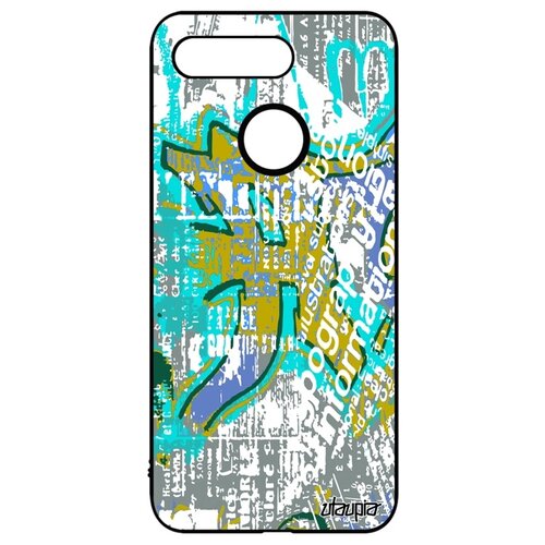 фото Чехол на мобильный honor v20 / view 20, "стрит-арт" надпись искусство utaupia