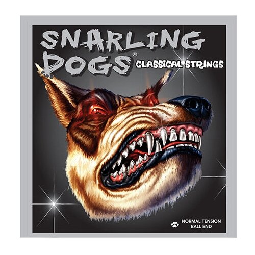 SDNYB Комплект струн для классической гитары, посеребренные, Snarling Dogs