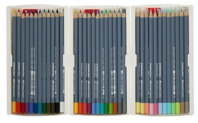 Карандаши акварельные Goldfaber Aqua, 36 цветов Faber-Castell - фото №4