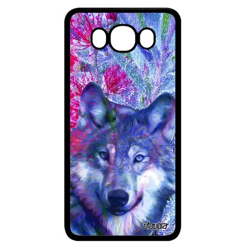 фото Чехол для смартфона samsung galaxy j7 2016, "дикий волк" одинокий хаски utaupia