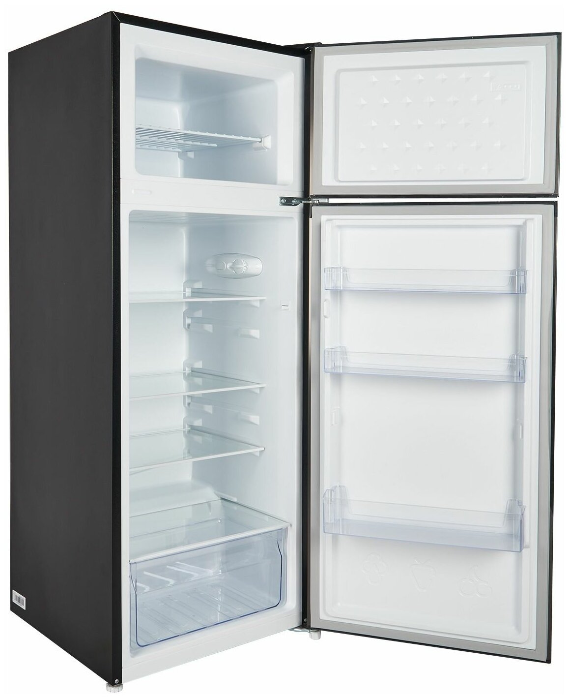 витринный Холодильник с морозильником Premier PRM-211TFDF/DI черный - фотография № 4