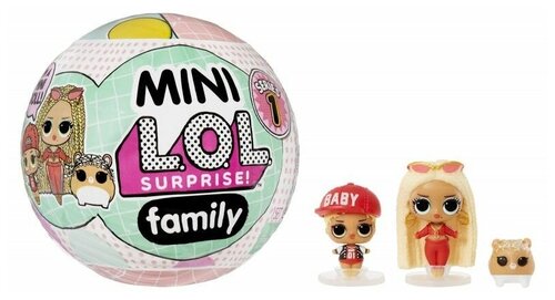 Набор L.O.L. Surprise! OMG Mini Family PDQ в непрозрачной упаковке (Сюрприз) 579632 / Куклы лол сюрприз мини-фэмили (мини-семья)