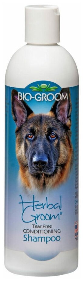 Bio-Groom Herbal Groom Shampoo кондиционирующий шампунь травяной без сульфатов 355 мл - фотография № 1