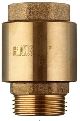 Обратный клапан Belamos 1" для насоса латунный ВР/НР