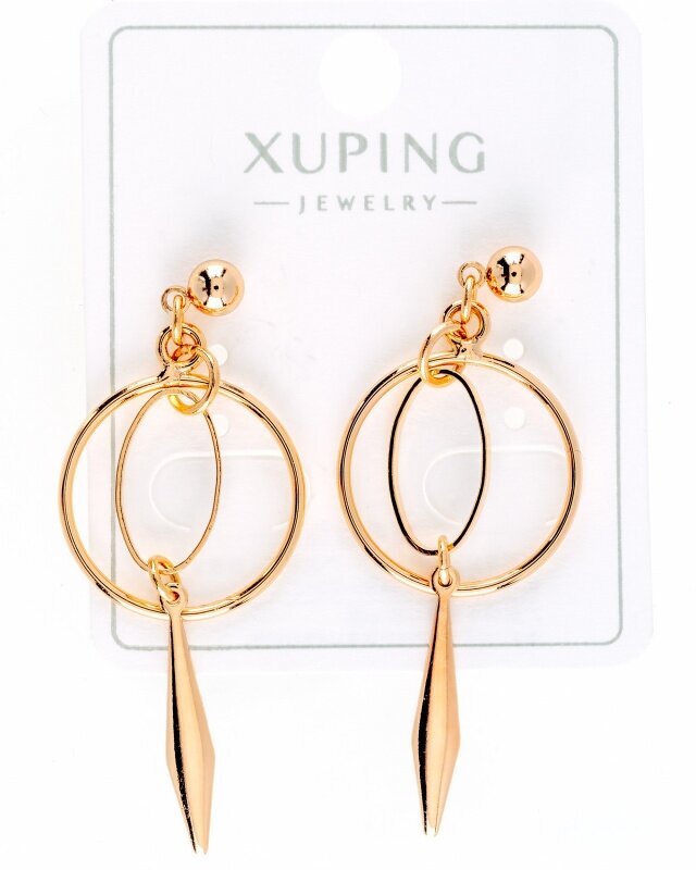 Серьги конго XUPING JEWELRY