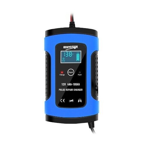 Зарядное устройство для автомобильного аккумулятора АКБ автоматическое 12V - 6А синий 170000₽