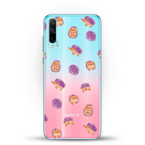 фото Силиконовый чехол узор из ёжиков на honor 30i andy & paul