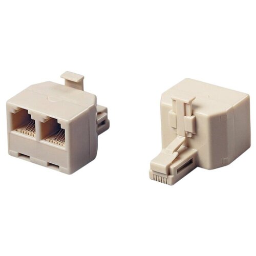 комплект 3 штук разветвитель cablexpert us 12 rj45 8p8c джек Разветвитель Cablexpert US-12 RJ45 8P8C (джек) -> 2x8P8C (розетки)