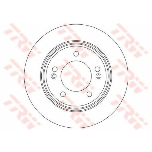 диск торм.зад. HY Elantra / Veloster 11- TRW DF6627