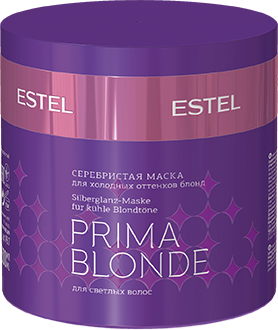 ESTEL Prima Blonde Серебристая маска для холодных оттенков блонд, 300 мл, банка