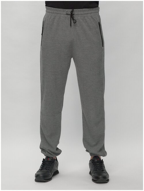 брюки MTFORCE, карманы, регулировка объема талии, размер 48, серый