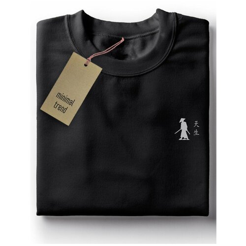 Футболка minimal trend, размер XL, черный