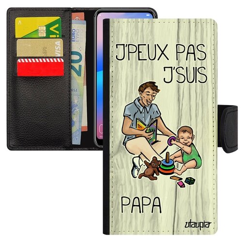 фото Чехол-книжка для мобильного galaxy a40, "не могу - стал папой!" повод папуля utaupia