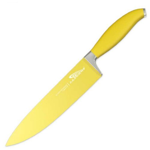 фото Нож ладомир к5нскр20 кованный нож, антибактериальное покрытие, поварской 20 см.