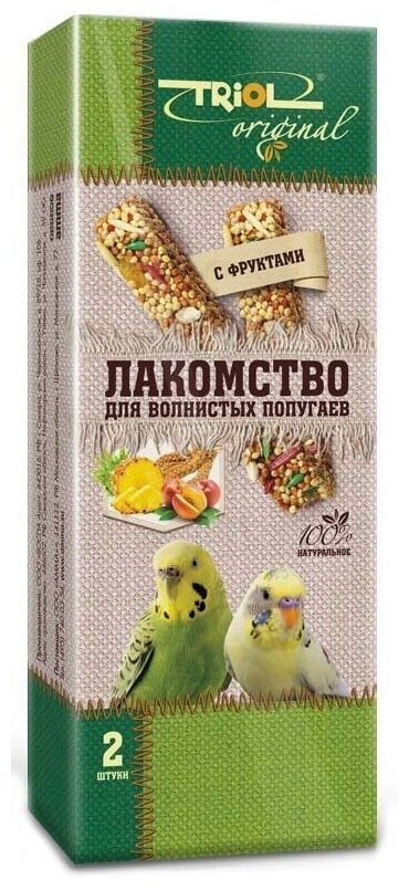 TRIOL™ Лакомство для волнистых попугаев с фруктами Original