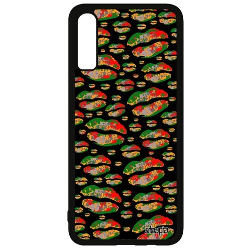 фото Чехол на телефон galaxy a70, "губы" абстрактный незнакомка utaupia