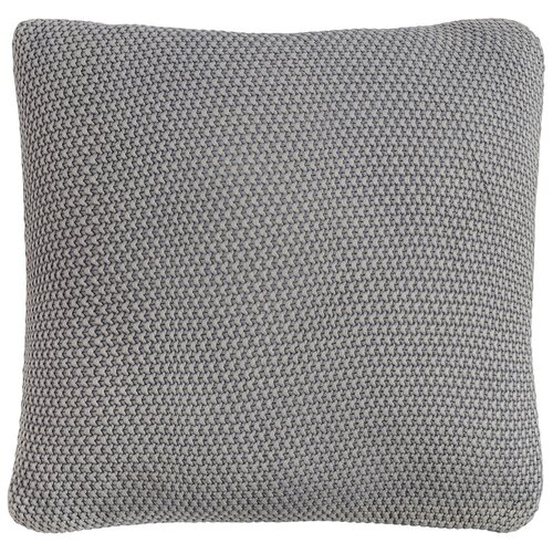 Подушка декоративная Tkano из стираного хлопка серого цвета из коллекции Essential, 45х45 см