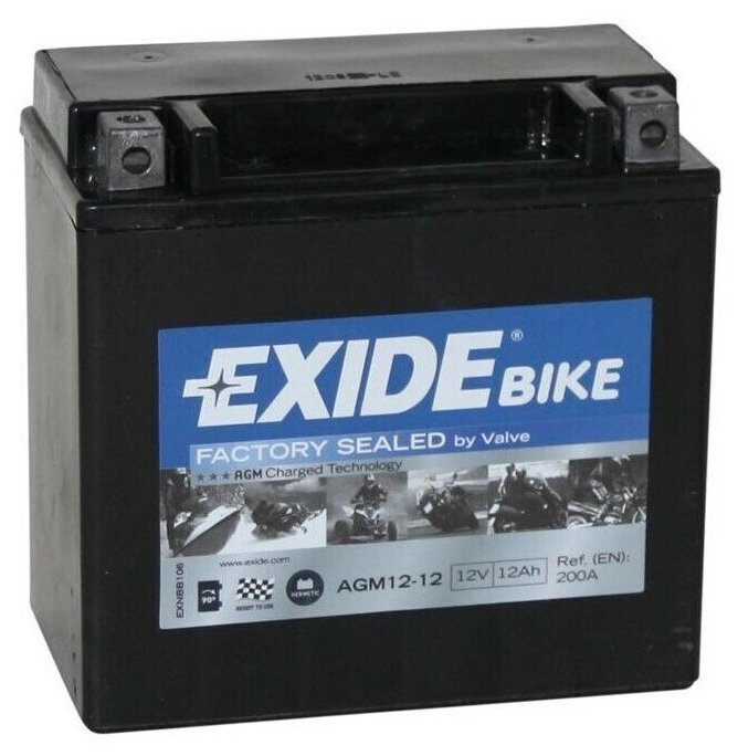 EXIDE AGM12-12 Аккумуляторная батарея