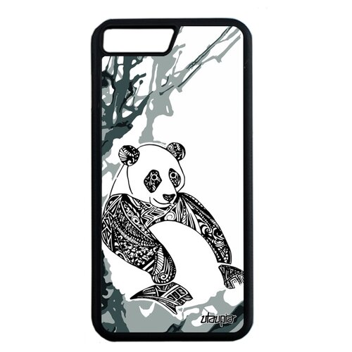 фото Чехол на телефон apple iphone 8 plus, "панда" тибет бамбук utaupia
