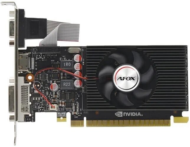 Видеокарта AFOX NVIDIA GeForce GT 240 LP 1Gb DDR3 128 бит (AF240-1024D3L2-V2)