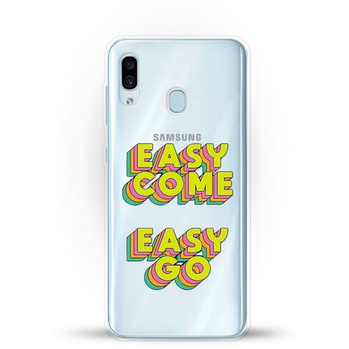 фото Силиконовый чехол easy go на samsung galaxy a20 andy & paul