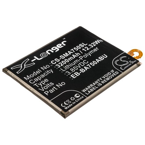 фото Аккумулятор для samsung a7 2018/a750 (eb-ba750abu) (3200 mah) (cameron sino) (cs-sma750sl)