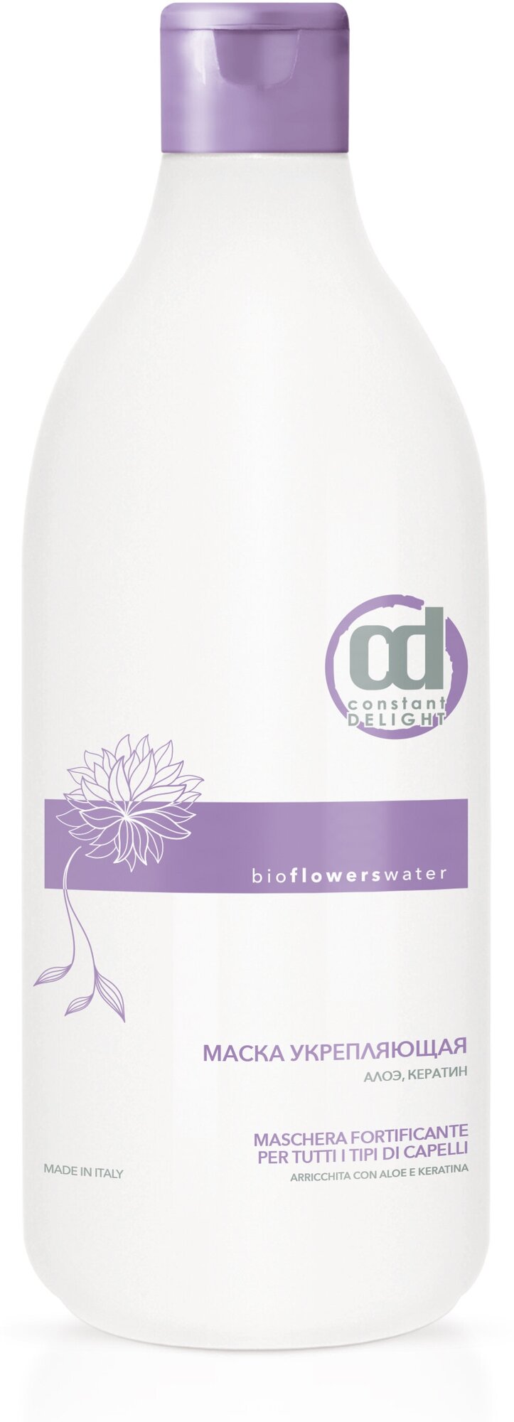 Constant Delight Bio Flowers Water маска укрепляющая для всех типов волос, 1000 г, 1000 мл, бутылка