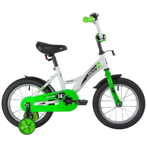 Детский велосипед Novatrack Strike 14 2020 Белый-зеленый 692800₽
